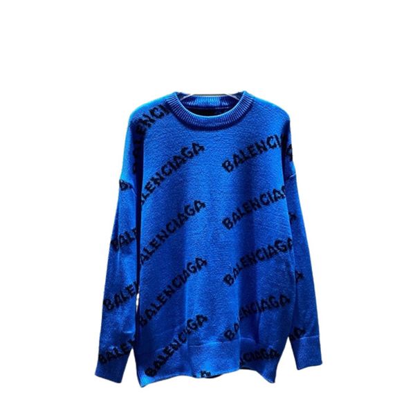 

women's sweaters warm soft and comfortable autumn/winter jumper european and american designers long sleeve round neck printed embroide, White;black