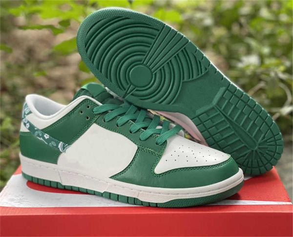 

dunks authentic 2022 low green paisley shoes dh4401-102 men sports sneakers outdoor
