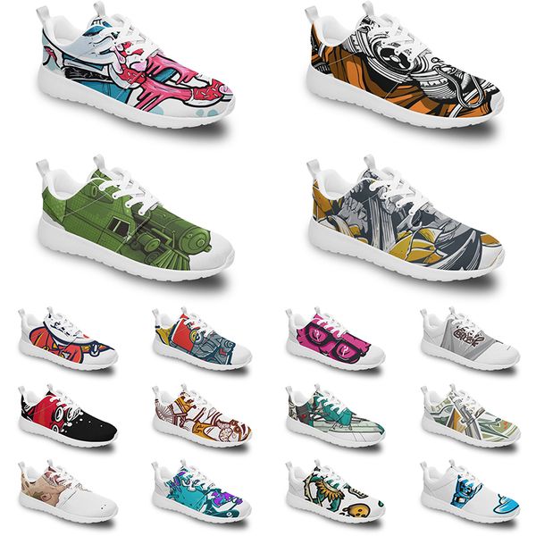 

opil diy custom running shoes women men trendy trainer outdoor sneakers black white fashion mens yellow breathable casual sports fire-red st