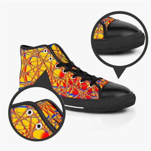 

casual men shoescustom shoes casual canvas sneakers women fashion black orange mid cut breathable casual outdoor sports walking jogging colo