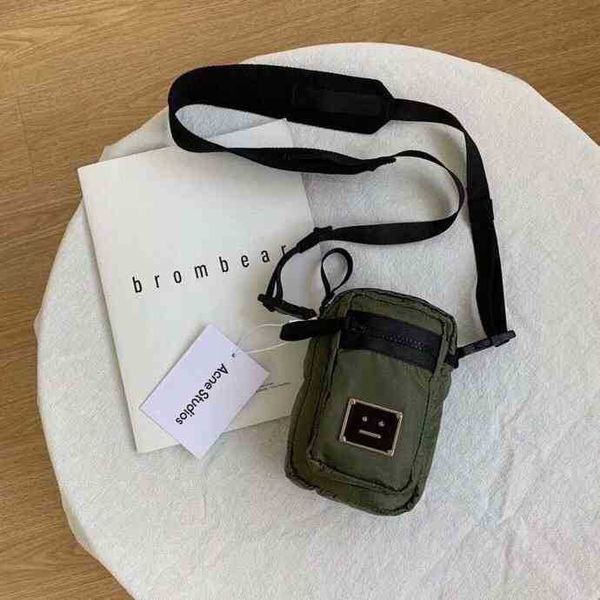 

bag high-quality designer multi-color acne 22studios mini shoulder bag cross-body bag niche lightweight waterproof mobile phone bag couple l