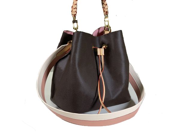 

2023 luxury brand fashion designers women handbags totes origina luxurys lady shoulder bags quality classic flowers letters leather purses, Black