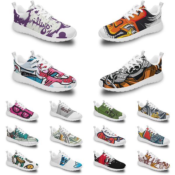 

custom shoes men women casual shoe black white popular breathable silver chocolate dlive walking low soft multi leather mens sneakers outdoo