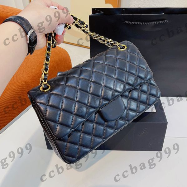 

luxuries designer womens quilted bags lambskin multi pochette flap crossbody sacoche french retro hardware chain large capacity handbags wit