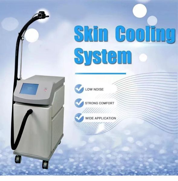 

vertical cryo air cooling machine for laser treatment instrument reduce pain low temperature china air cooler device, Black