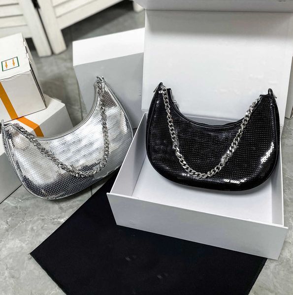 

designer bags cross body women sequins shoulder bags evening crossbody bags purses luxury sequin underarm bag handbag for shopping party 221