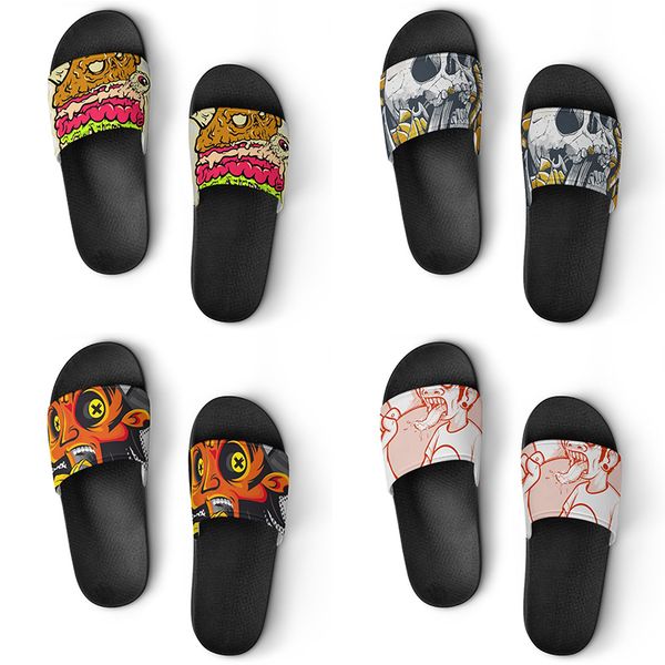 

men women diy custom designer shoes low canvas skateboard sneakers triple black customization uv printing sports sneakers xuebi 1008-0202