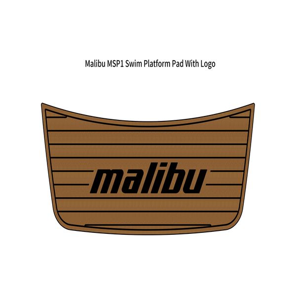 

malibu msp1 swim platform step pad boat eva foam faux teak deck floor mat