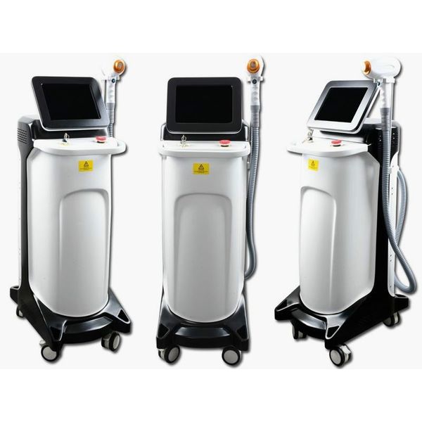 

808nm diode laser hair removal lvd rcm certified germany imported laser chip fast ice cooling long time heavy duty working, Black