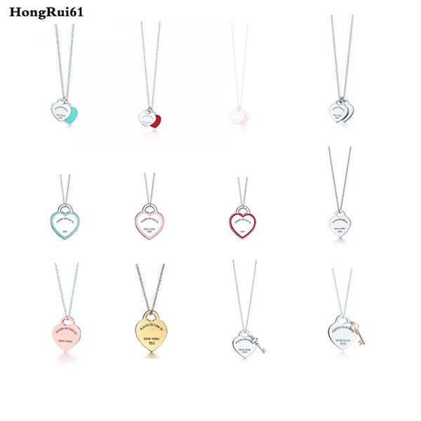 

necklace 925 silver pendant necklace woman jewelry tif fashion original jewelry whole send wife friend special gift240e