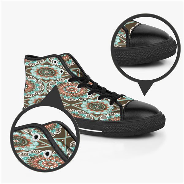 

men stitch shoes custom sneakers canvas women fashion black orange mid cut breathable outdoor walking color99