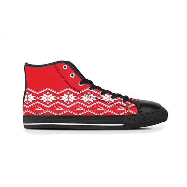 

custom canvas sneakers shoes men women fashion black orange mid cut breathable casual outdoor sports walking jogging color54150054184