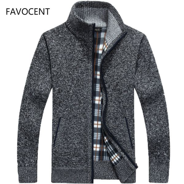

men's sweaters autumn winter coat faux fur wool jackets men zipper knitted thick warm casual knitwear cardigan 221118, White;black