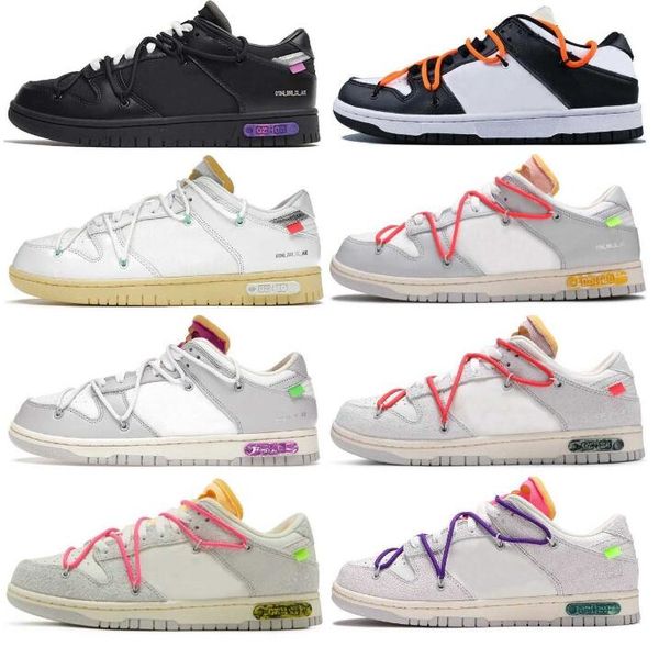 

new designer ow men women running sports shoes no.1-50 lot the offs white sb dunks low skate university blue fragment skate platform shoe