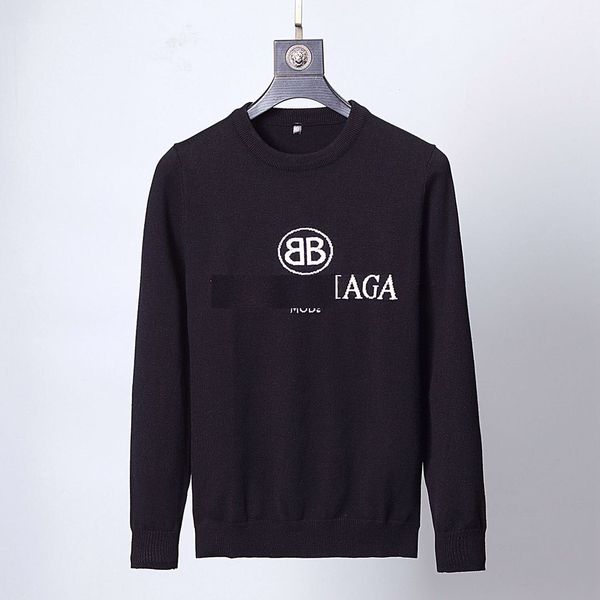 

designers sweaters mens womens pullover fashion classic round neck long sleeve sweate#102, White;black