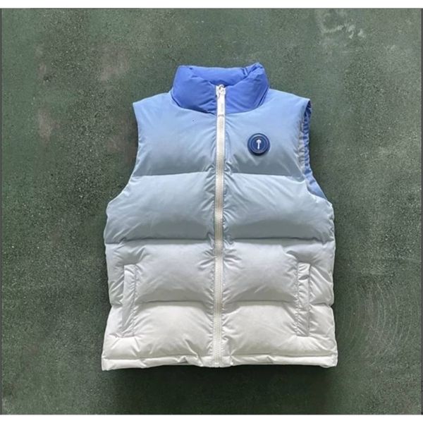 

men's vests winter warm trapstar hyperdrive jacket 1 1 british high street fashion women's size xs xl 221118, Black;white