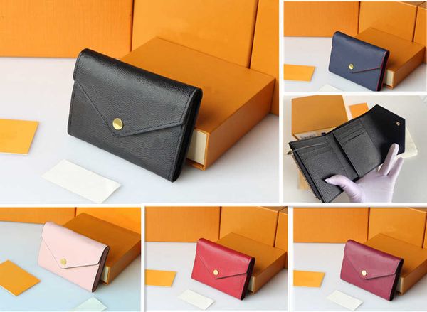 

m41938 wallet designers wallets purse bag fashion short victorine wallet embossed monograms empreinte classic pallas card holder zippy coin, Red;black