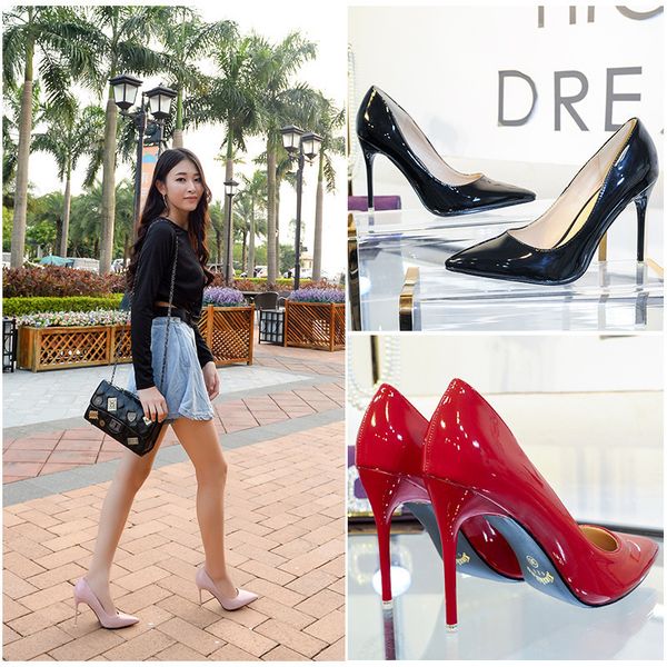 

dress shoes brand woman high heels pumps red women wedding black nude 221118