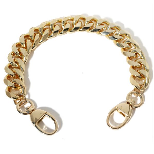 

bag parts accessories silver gold black 20-40cm aluminum chain strap handbag handles diy purse replacement straps 221118