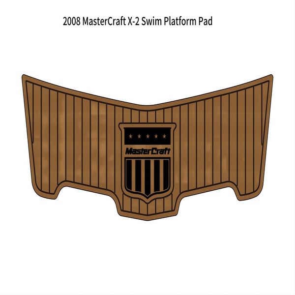 

2008 mastercraft x-2 boat swim platform pad boat eva foam faux teak deck floor