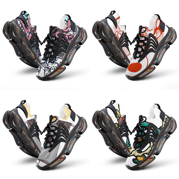 

men women diy custom designer shoes low canvas skateboard sneakers triple black customization uv printing sports sneakers xuebi 1008-00126