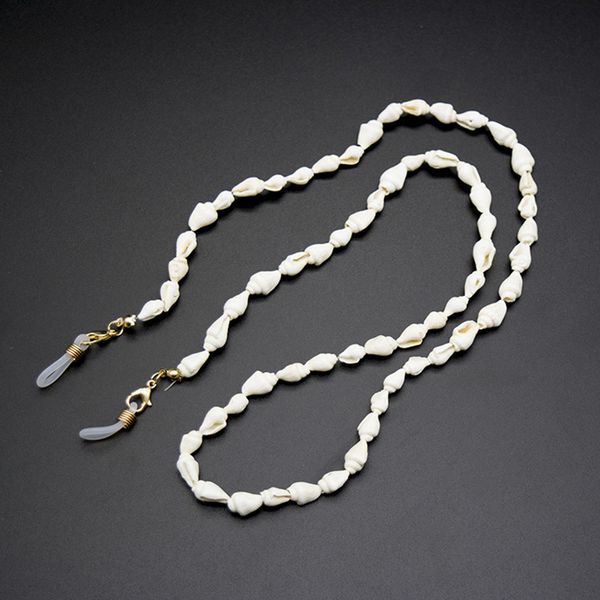 

eyeglasses chains white small conch shell reading glasses chain sunglasses eyewears cord holder neck strap rope necklace eyeglass string lan