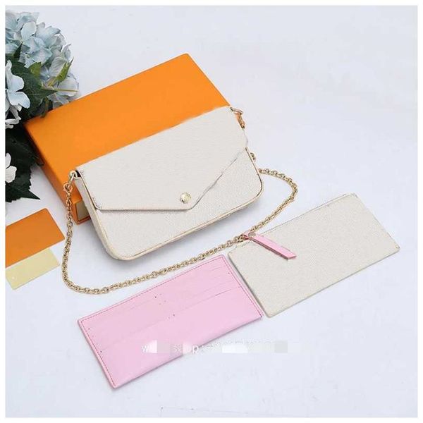

women leather crossbody shoulder bags 3-piece set luxurys clutch hand bag small purses designer bags travel messenger