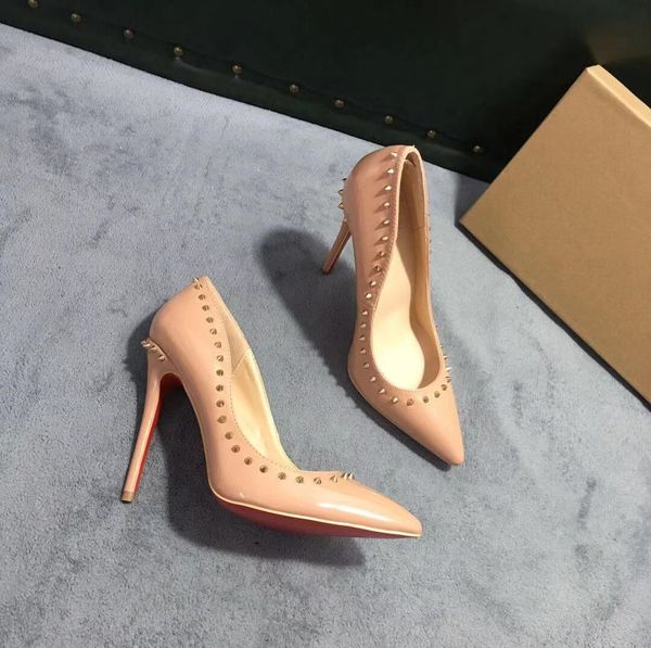 

dress shoes red high kate heels bottoms luxurys tape women designers peripheral nail sandals pointed toe reds sole 8cm 10cm 12cm heel ing, Black