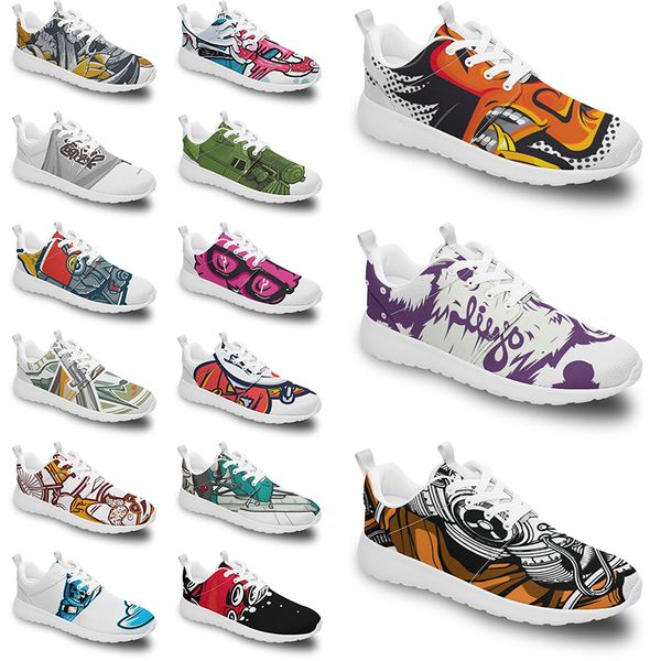

tran diy custom running shoes women men trendy trainer outdoor sneakers black white fashion mens yellow breathable casual sports fire-red st
