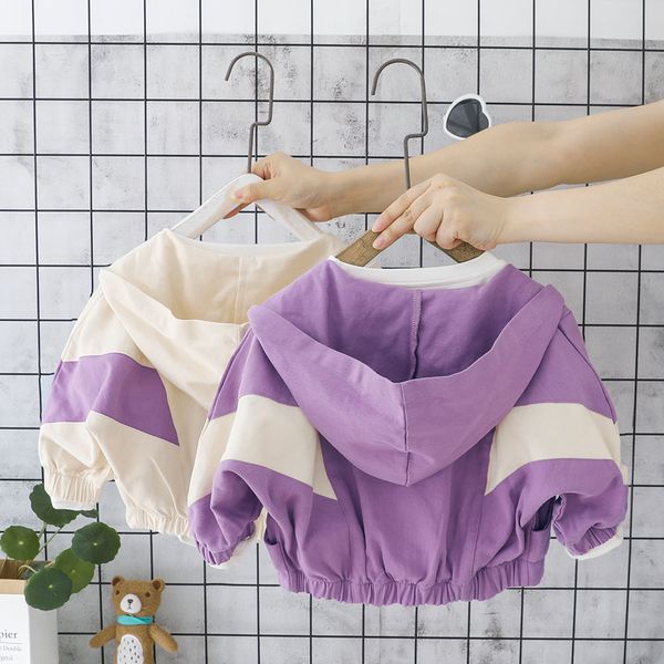 

jackets spring autumn baby kids girls jackets coats cotton causal long sleeve children fashion clothes p4 190 221118, Blue;gray