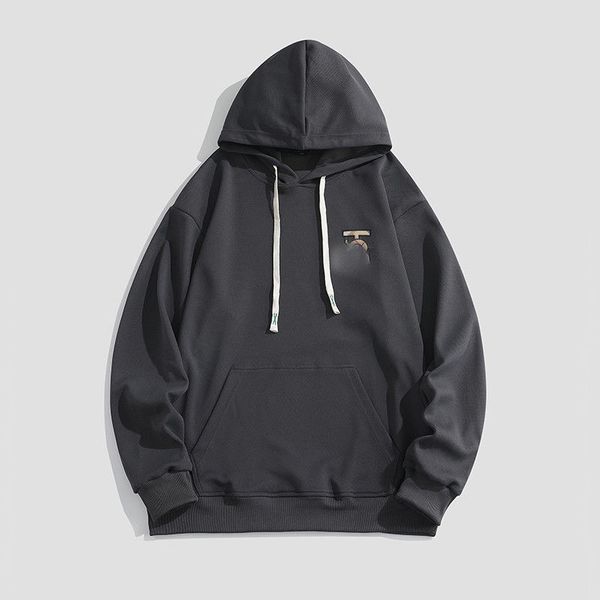 

fashion brand mens hoodies womens floral printing pullover hooded couples high street sweatshirts loose-fitting hoodie for couples asian siz, Black