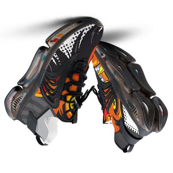 

custom shoes orange green white men shoes sneakers diy elastic customized 015 sports trainers size eur 38-46 fddllldagsd