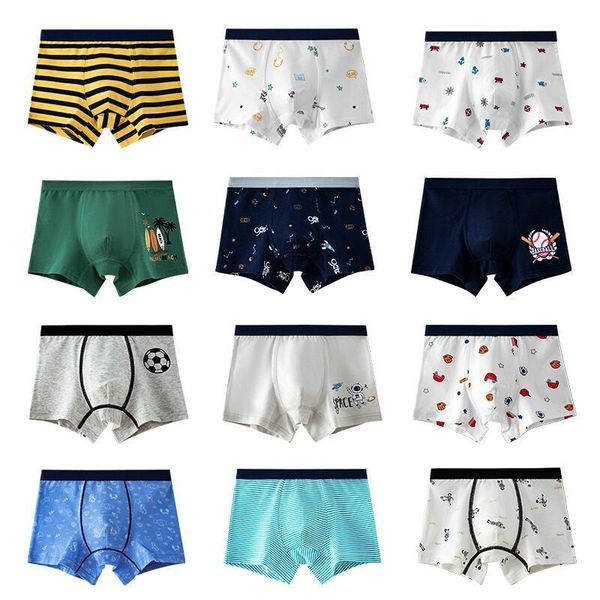 

panties 4pcs lot boys boxer children s underwear stripped navy blue cato underpants boys clothing 221118, Camo