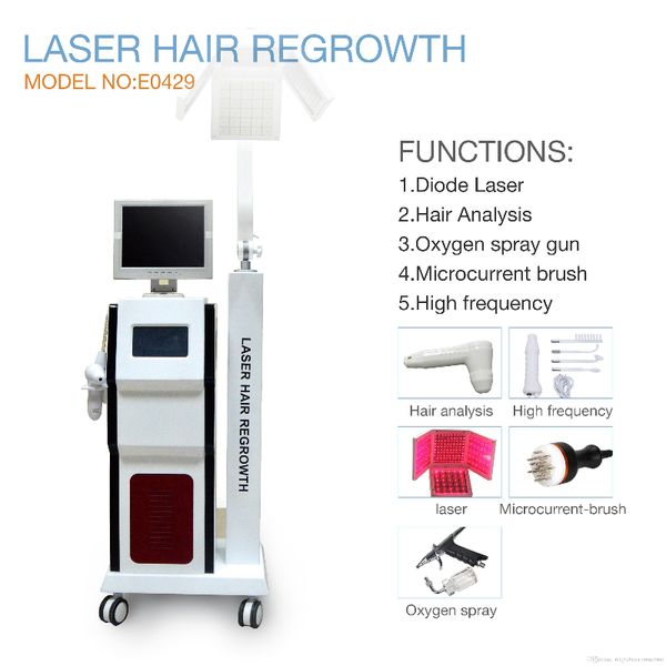 

other beauty equipment new laser hair regrowth machine anti loss treatment 650nm diode for