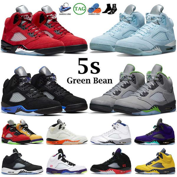 

basketball shoes sports sneakers green bean racer blue moonlight raging red stealth 2.0 alternate grape men jumpman 5 what the michigan mens