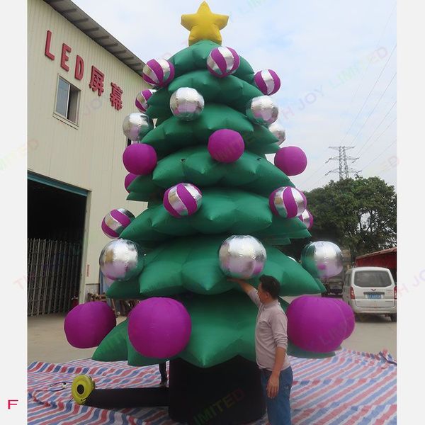 

giant inflatable6m/8m christmas tree xmas tree with ornaments for home/mall decoration