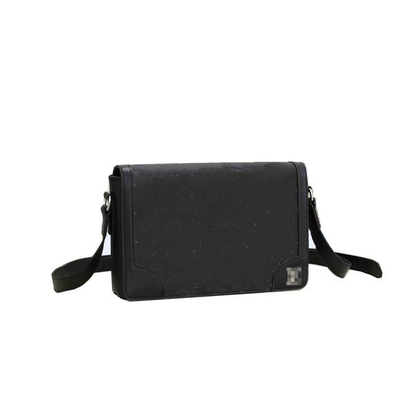 

mens fashion casual shoulder bag luxury crossbody bags pu leather french style plaid classic business handbag messenger bags designer purse, Red;black