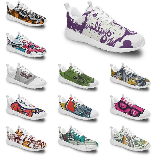 

tran diy custom running shoes women men trendy trainer outdoor sneakers black white fashion mens yellow breathable casual sports fire-red st