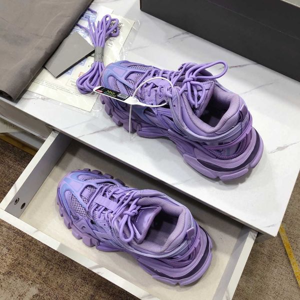 

and color purple dr blue track.2 upgrade shoes platform casual shoes old dad retro outdoor concept shoe couple sneakers, Black