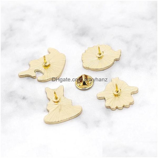 

pins brooches cartoon lovely dolphin brooch pins funny gold plated enamel brooches for girls gift jewelry ocs badges bag clothe dhkco, Gray