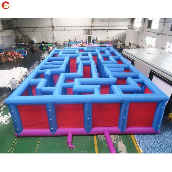

delivery outdoor activities 10x5m/12x7m giant inflatable maze tag obstacle course for sale