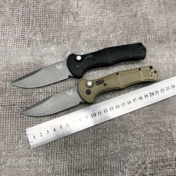 

benchmade 9070 tactical folding knife cmp-d2 steel outdoor camping hunting survival pocket utility edc military self-defense tools knives