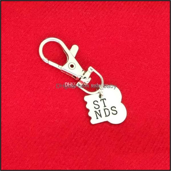 

pendant necklaces friends dog bone necklace keychain jewelry sets letter sier gold joint kids women necklaces fashion drop delivery p dhvuj, Silver