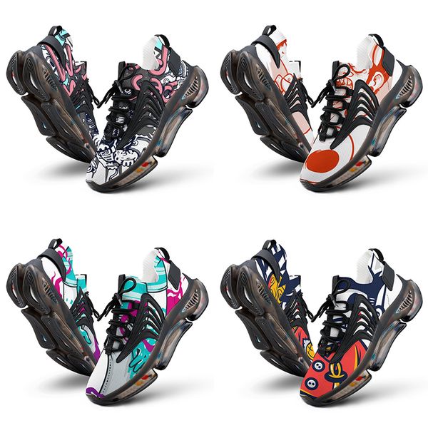 

men women diy custom designer shoes low canvas skateboard sneakers triple black customization uv printing sports sneakers xuebi 1008-00138