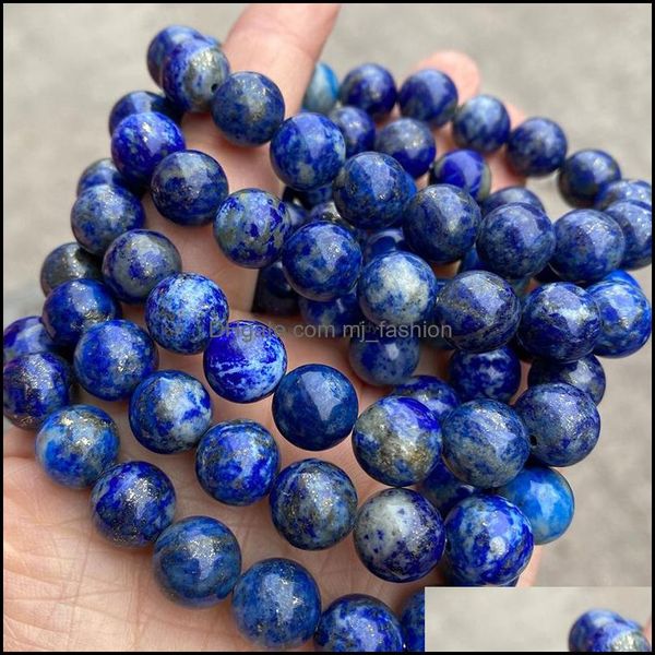 

other jewelry sets 8mm natural stone bead strand bracelet yoga gemstone beads healing crystal stretch bracelets for men women fashio dhuqd, Silver