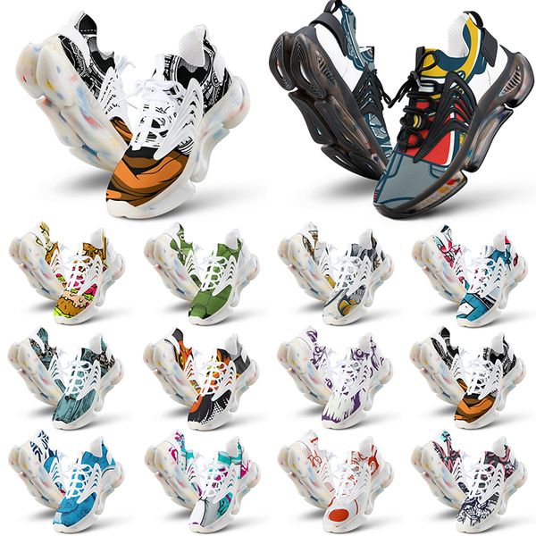 

customs shoes mens womens runnings shoe diys blacks whites blue reds orange mens customized outdoor sport sneaker trainer new