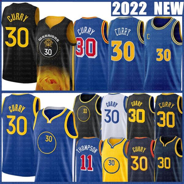 

basketball jerseys vintage stephen curry klay thompson basketball jerseys draymond green andrew wiggins poole warriores 2022 2023 city shirt, Black;red