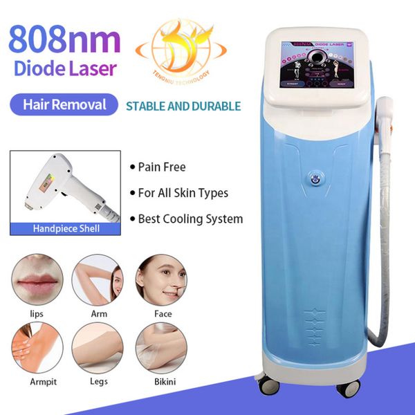 

professional 808nm diode laser hair removal / 500w permanent depilation, Black