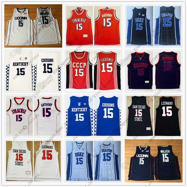 

basketball jerseys ncaa basketball jersey sabonis anthony cousins okafor kawhi leonard kawhi leonard kemba walker ryan arcidiacono carter hi, Black;red