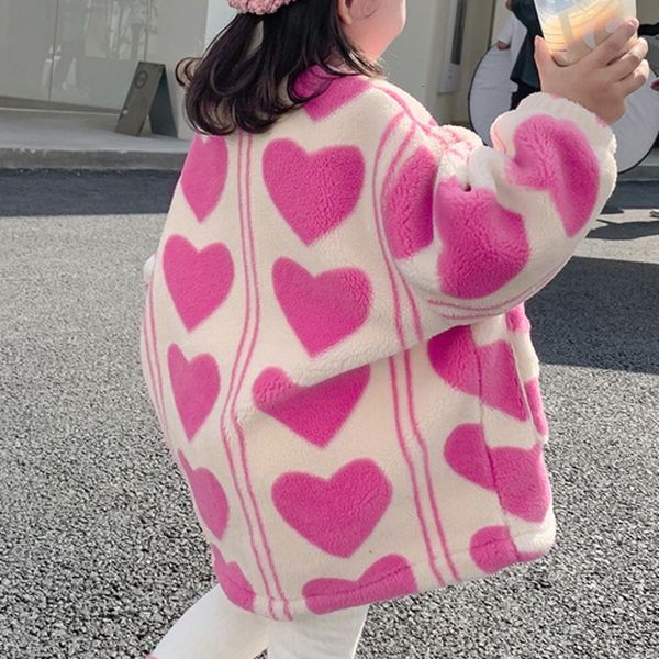 

jackets girls jacket fleece thickness kids coats children outerwear winter autumn bt325 221118, Blue;gray